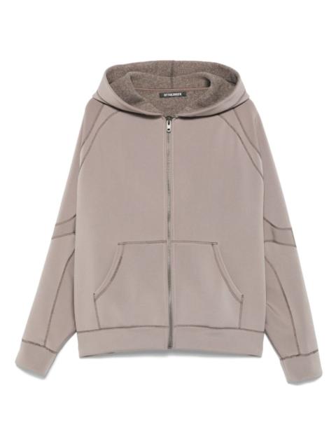 OTTOLINGER contrast-stitch hooded jacket