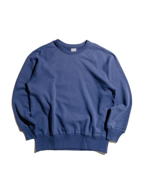 The Real McCoys The Real McCoy’s MC24117 9 Oz. Loopwheel Raglan Sweatshirt MQ Navy