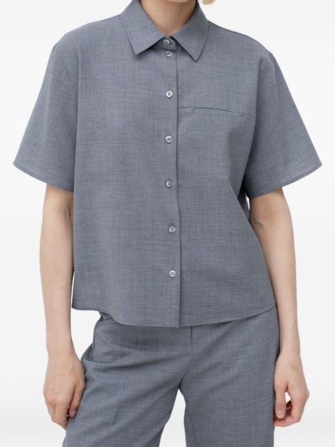 BOSS buttoned short-sleeve shirt