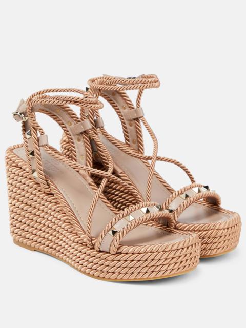 Valentino Rockstud espadrille sandals