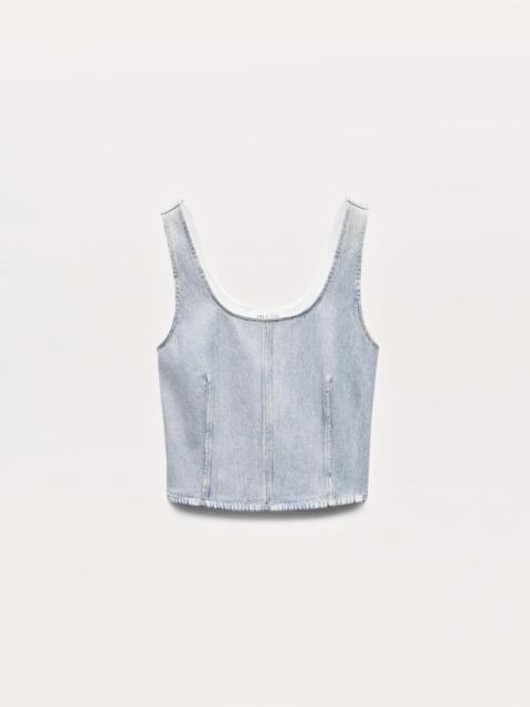 rag & bone Miramar Ponte Ryan Tank Top Stretch Knit