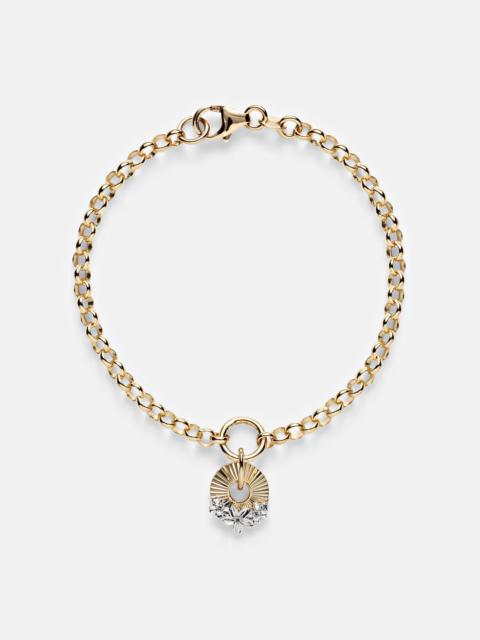 FOUNDRAE Resilience 18kt gold chain bracelet with diamonds