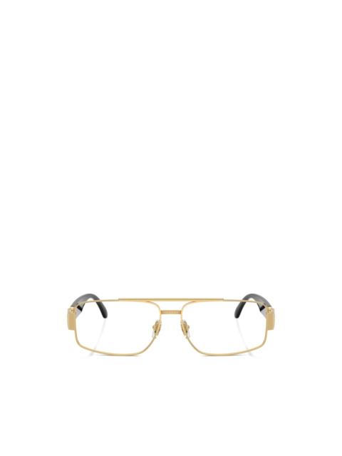 VERSACE rectangle-frame  glasses