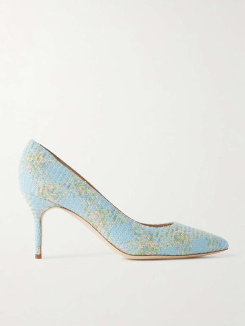 BB 70 woven pumps Light blue