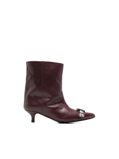 TOGA PULLA toe-embellished leather boots