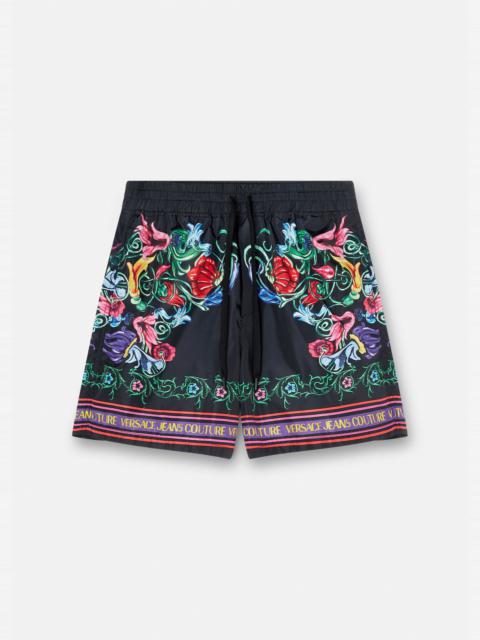 V-Emblem Garden Shorts