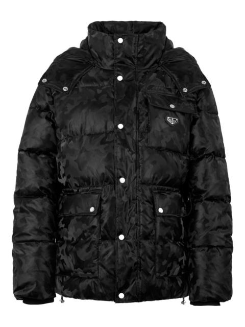 PHILIPP PLEIN camouflage puffer jacket