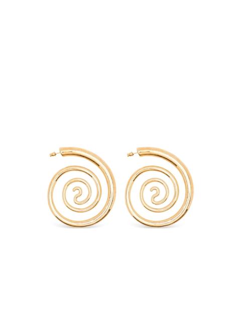 PANCONESI Spiral Serpent earrings