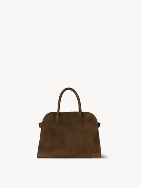 The Row Soft Margaux 12 Bag in Suede