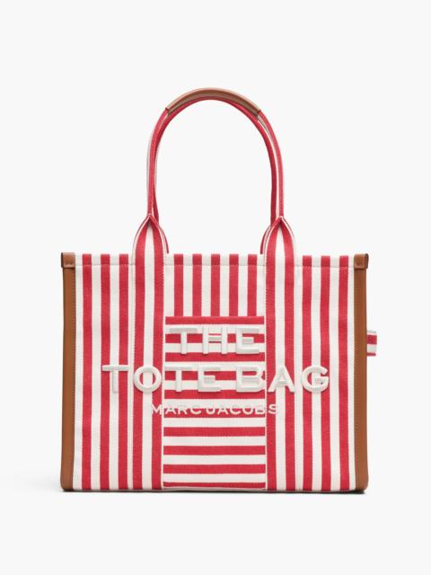 Marc Jacobs THE STRIPE CANVAS LARGE TOTE BAG