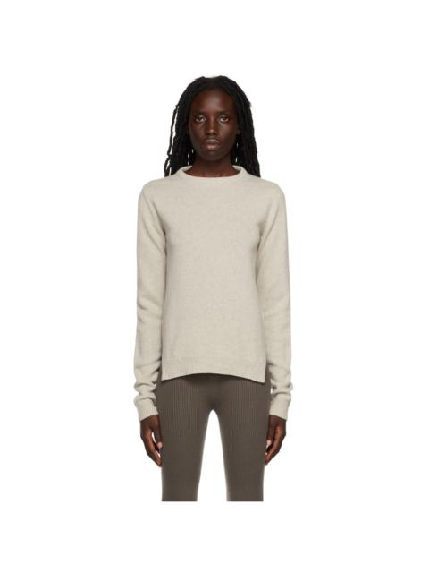 Rick Owens Beige Recycled Cashmere Sweater