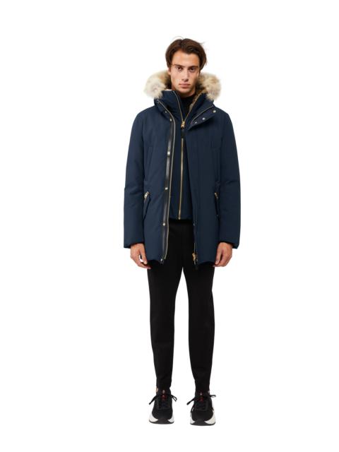 MACKAGE EDWARD 2-In-1 down parka with hooded bib and natural fur