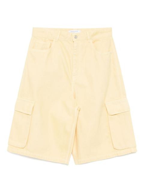 Maison Kitsuné work wear denim shorts