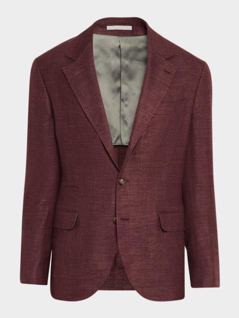 Brunello Cucinelli Men's Wool-Blend Traditional Sport Coat