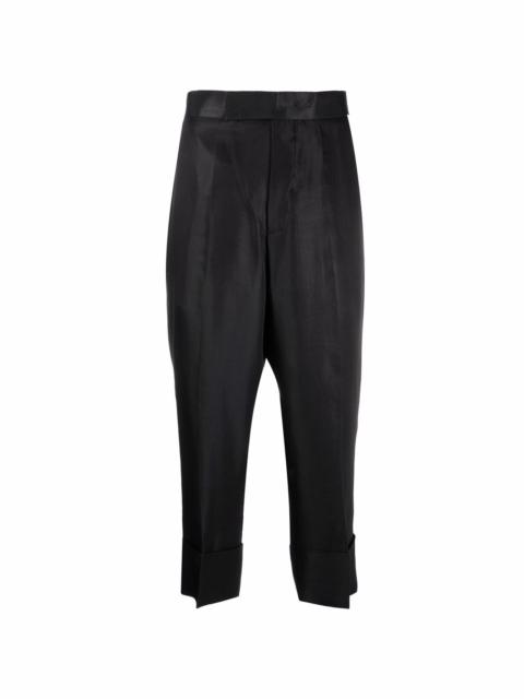 SAPIO high-rise cropped trousers