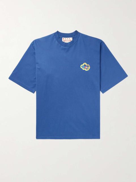 Marni + No Vacancy Inn Printed Cotton-Jersey T-Shirt