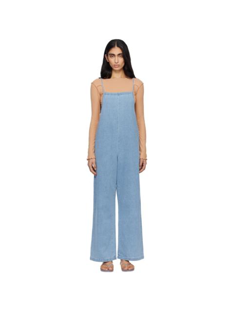 BASERANGE Blue Yumi Denim Jumpsuit