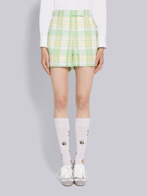 Thom Browne Madras Beltloop Sack Short