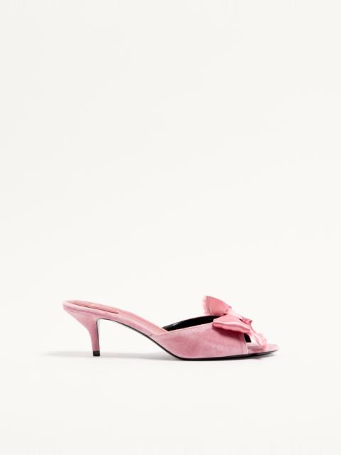 Valentino MARIE A VELVET SLIDE SANDAL 55MM