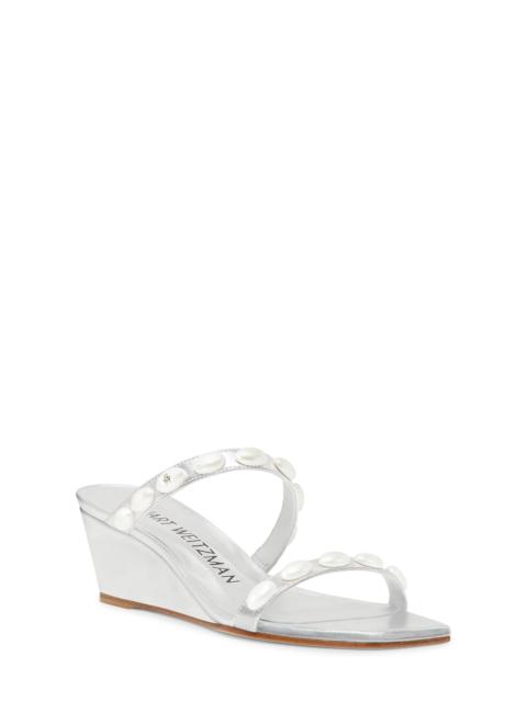 Pearlita 50 Wedge Slide Sandal