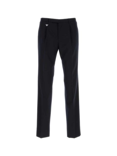 Midnight Blue Wool Pant