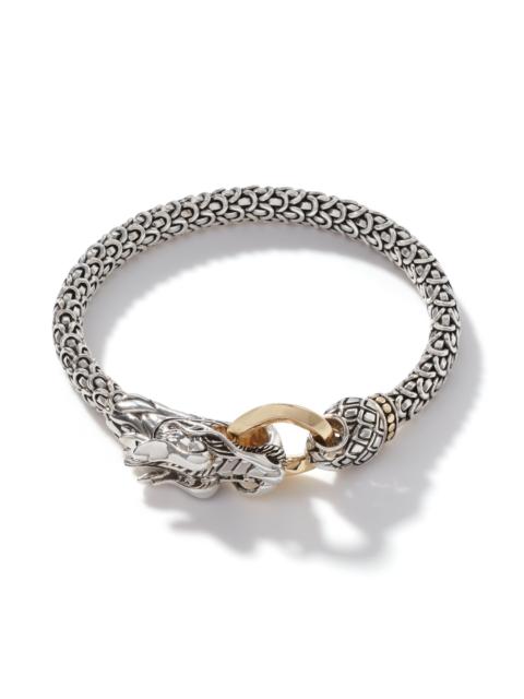 JOHN HARDY Naga Bracelet, Gold, Sterling Silver, 6MM