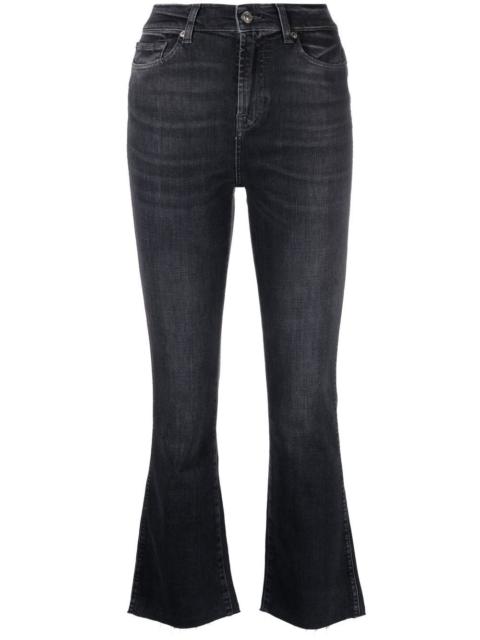 7 For All Mankind cropped flared jeans