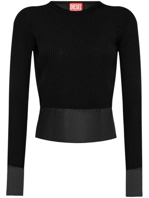 Diesel M-Sleshs knitted top