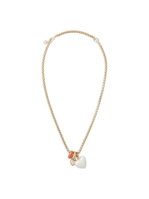 ROXANNE ASSOULIN The Box Chain heart-charm necklace