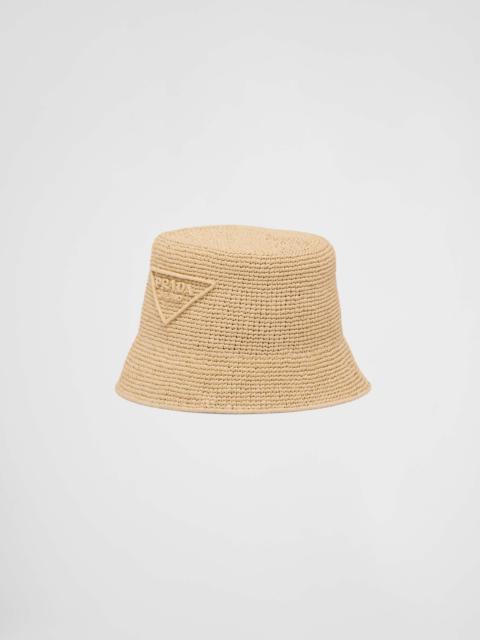 Prada Raffia bucket hat