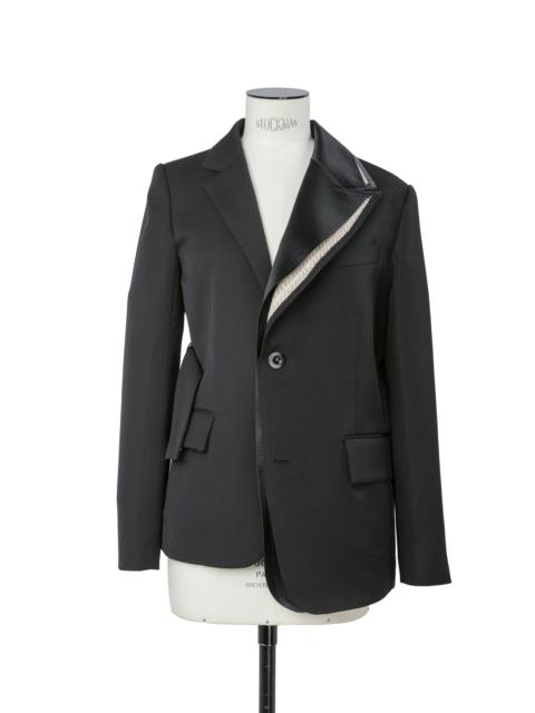 sacai Double-Faced Silk Cotton x Doeskin Jacket