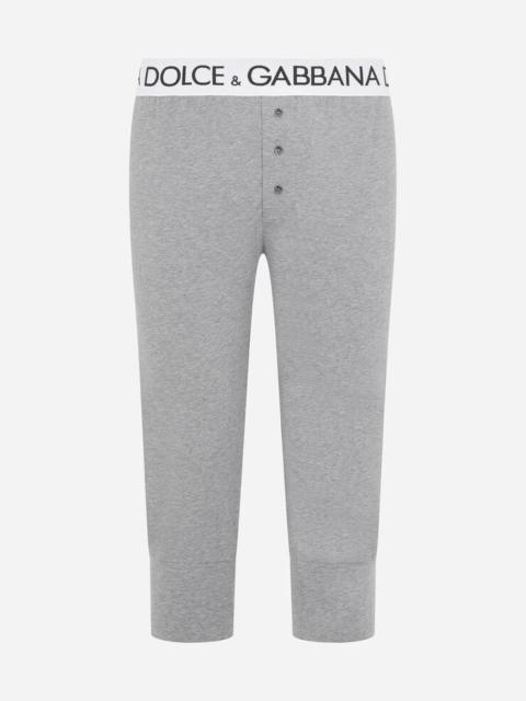 Dolce & Gabbana Two-way stretch cotton leggings