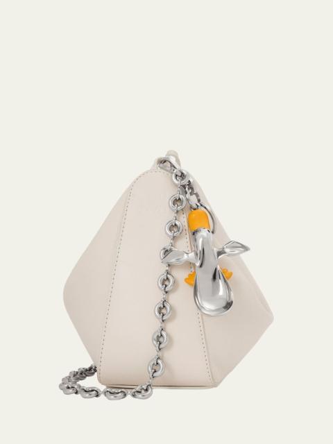 Loewe Donut Chain Shoulder Strap in Stainless Steel