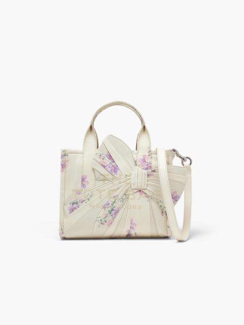 Marc Jacobs SMALL TOTE IN ANTIQUE FLORAL CANVAS WITH OVERSIZED BOW
