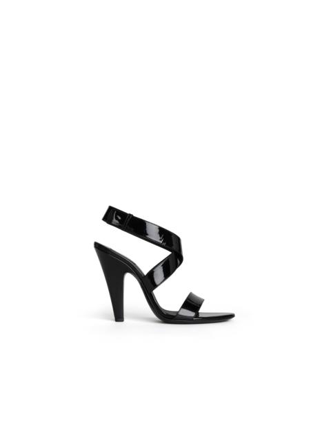Alaïa CONE SANDALS IN PATENT CALFSKIN