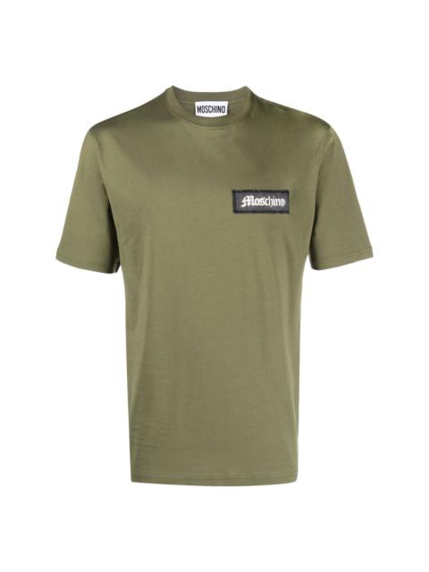 Moschino logo-patch crew-neck T-shirt