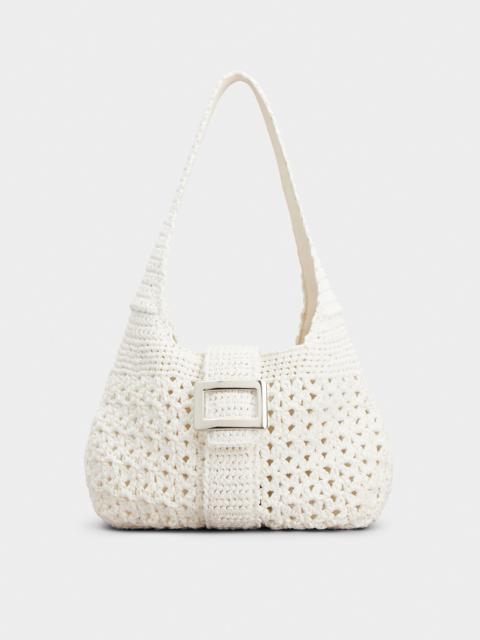 Roger Vivier Belle Vivier Small Hobo Bag in crochet