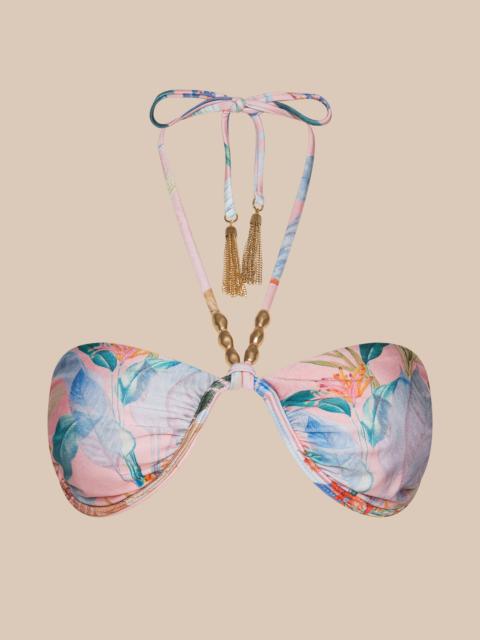 L'AGENCE Suki Halter Bikini Top