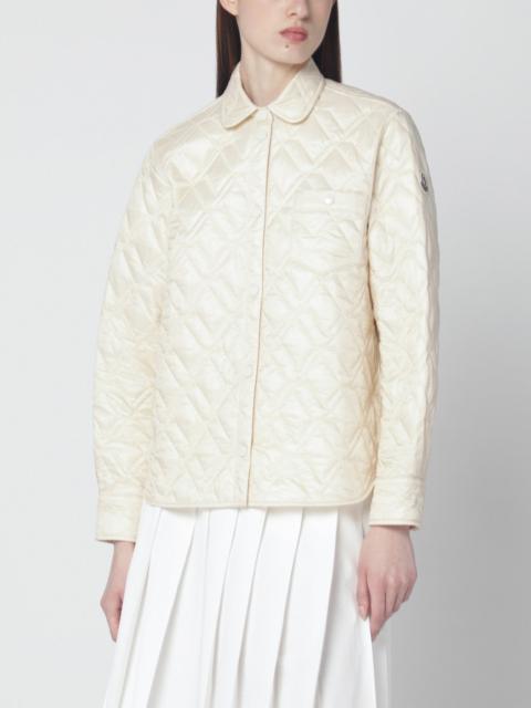 Moncler Beige quilted shirt