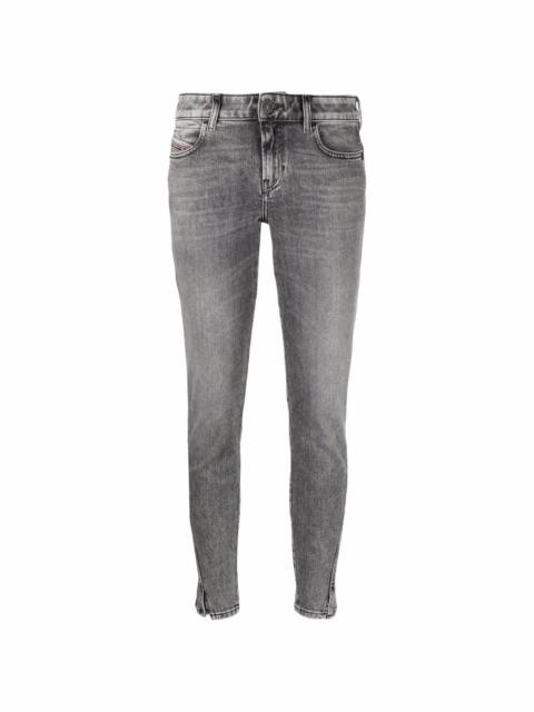 Diesel high-rise D-Jevel slim jeans