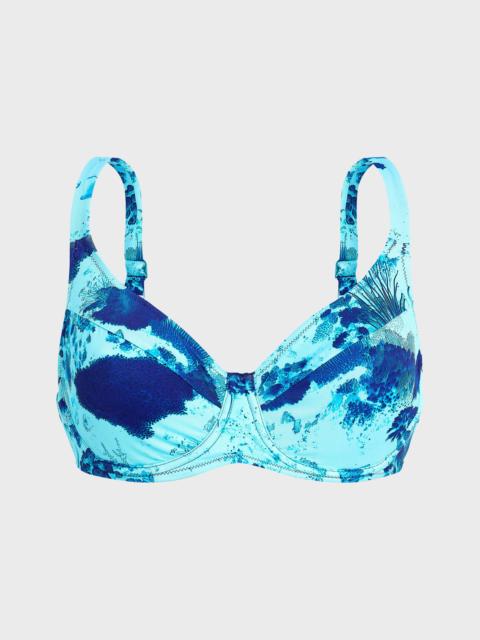 Vilebrequin WOMEN UNDERWIRE BIKINI TOP CORAL REEF