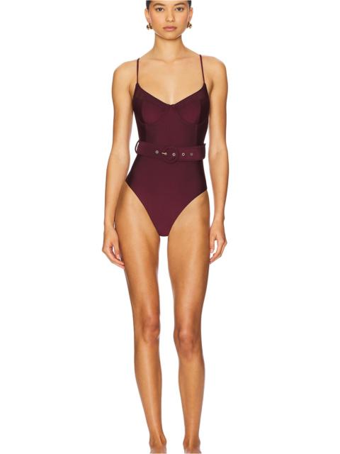 SIMKHAI MAILLOT DE BAIN 1 PI&Egrave;CE NOA