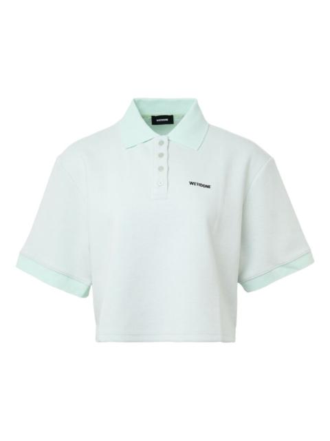 We11done logo-embroidered polo top