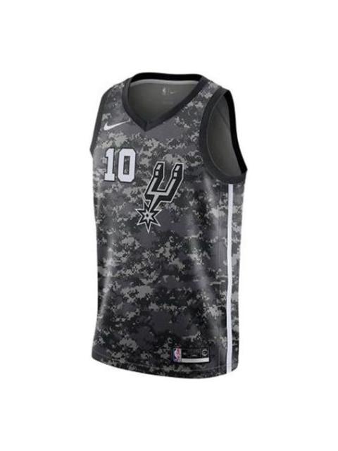 Nike Nike NBA City limited Jersey SW Fan Edition 2018-19 Season Spurs Black Camouflage AJ4644-014