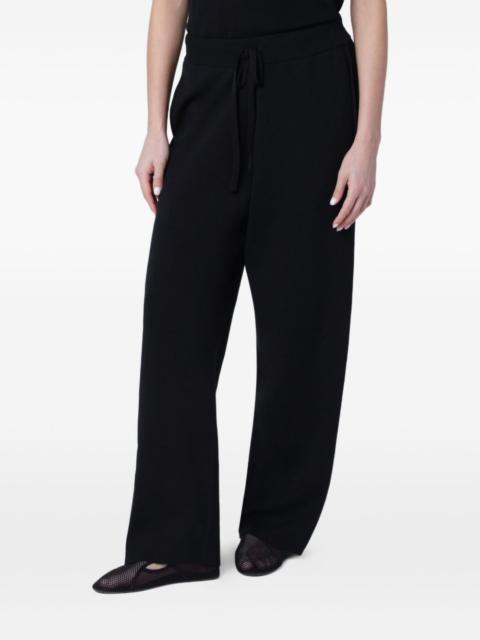 entire studios straight-leg knit trousers