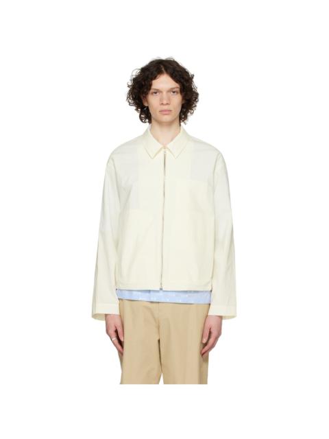 LE17SEPTEMBRE Off-White Crinkled Jacket