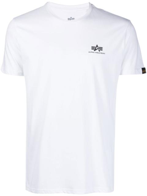 ALPHA INDUSTRIES logo-print cotton T-shirt