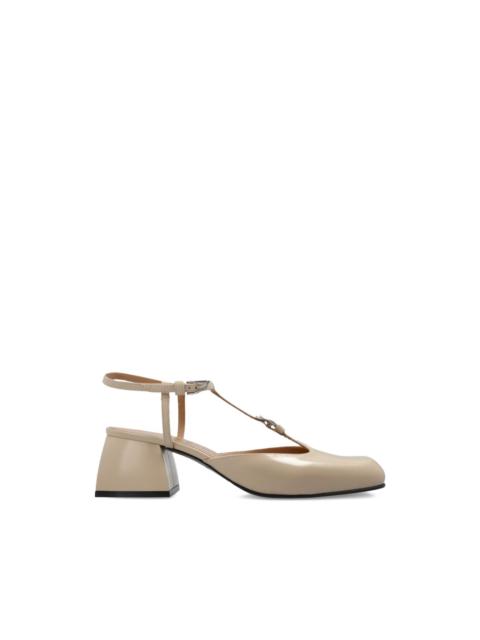NODALETO T-strap leather pumps