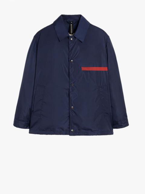 Mackintosh TAPE TEEMING NAVY NYLON COACH JACKET | GMM-216