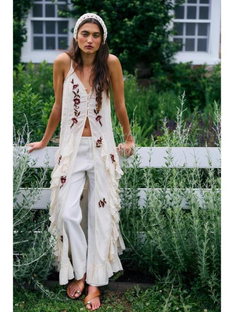 FREE PEOPLE Rosa Embroidered Maxi Top